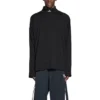 Tricou Balenciaga x adidas cu guler înalt și mâneci lungi „Black” 724591TNVP81070