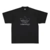 Tricou Balenciaga x adidas Trefoil „Black White” 723976TNVN81070