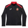 Tricou Balenciaga x Puma cu jumătate de fermoar „Black Red” 846996TTVB11076