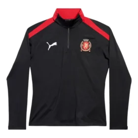 Tricou Balenciaga x Puma cu jumătate de fermoar „Black Red” 846996TTVB11076