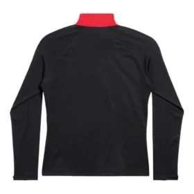 Tricou Balenciaga x Puma cu jumătate de fermoar „Black Red” 846996TTVB11076