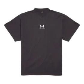 Tricou Balenciaga x Under Armour, croială oversized, „Negru-Alb” 787349TRVB79034
