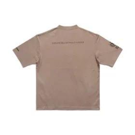 Tricou Balenciaga x WFP, croială medie „Bej” 612966TMVL27761