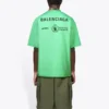 Tricou Balenciaga x WFP, croială medie „Green” 612966THV844162