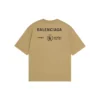 Tricou Balenciaga x WFP, croială medie, „Khaki” 612966THV849605