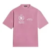 Tricou Balenciaga x WFP, croială medie „Pink” 612966THV845621
