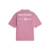 Tricou Balenciaga x WFP, croială medie „Pink” 612966THV845621