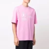 Tricou Balenciaga x WFP, croială medie „Pink” 612966THV845621