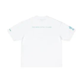 Tricou Balenciaga x WFP, croială medie, „White” 612966TMVL29086