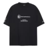 Tricou Balenciaga x WFP cu croială medie „Black” 612966TMVL21070
