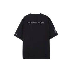 Tricou Balenciaga x WFP cu croială medie „Black” 612966TMVL21070