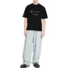 Tricou Balenciaga x WFP cu croială medie „Black” 612966TMVL21070