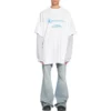 Tricou Balenciaga x WFP cu mâneci duble „White” 698089TMVL29086