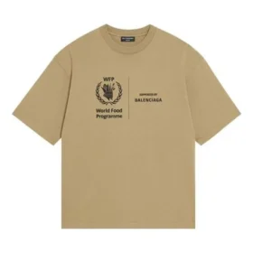 Tricou Balenciaga x World Food Program „Bej” 612965THV849605