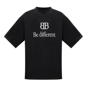 Tricou BB Be Different, croială medie, „Black” 612966TNVU91070
