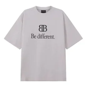 Tricou BB Be Different, croială medie, „Gri” 612966TNVU99784