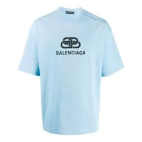 Tricou BB cu croială regulată, cu țesătură interlock „Light Blue” 578139TGV755840