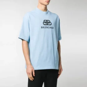 Tricou BB cu croială regulată, cu țesătură interlock „Light Blue” 578139TGV755840