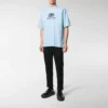 Tricou BB cu croială regulată, cu țesătură interlock „Light Blue” 578139TGV755840