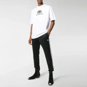Tricou BB cu croială regulată, din tricot interlock „Alb” 578139TEV489044