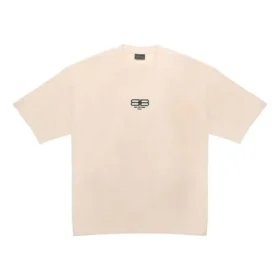 Tricou BB Paris Icon, croială medie „Beige Black” 612966TMVG79364