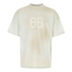 Tricou BB Paris Strass, croială medie, „Dirty White” 739784TOVU69012