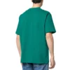 Tricou bărbătesc Balenciaga Paris Love, croi normal, cu imprimeu, mânecă scurtă, verde 594579TGV433640