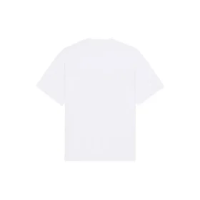 Tricou bărbătesc cu guler rotund, imprimeu SS21, alb, 651795TKV779040