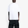Tricou bărbătesc cu guler rotund, imprimeu SS21, alb, 651795TKV779040