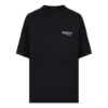 Tricou bărbătesc SS20 cu logo, croi lejer, mâneci scurte, negru 620969TIV521070