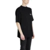 Tricou bărbătesc SS20 cu logo, croi lejer, mâneci scurte, negru 620969TIV521070