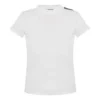 Tricou casual Rose cu mânecă scurtă, alb 571213TEVB69044