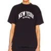 Tricou Cities New York, croială medie „Dark Blue” 612965TLVM23967