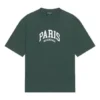 Tricou Cities Paris, croială medie „Green” 612966TLVL73011
