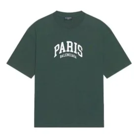 Tricou Cities Paris, croială medie „Green” 612966TLVL73011