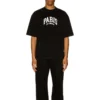 Tricou Cities Paris, croială medie „Negru” 612966TLVL71070