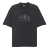 Tricou Cities Paris, croială medie „Nero” 612966TLVL71069