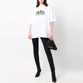 Tricou Cities Paris, croială medie „White” 612966TLVL79040
