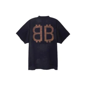Tricou Crypto Oversized „Black Faded” 739028TOVN81055