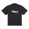Tricou cu șablon politic „Black White” 764235TQVI51569