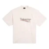 Tricou cu șablon politic „White Black” 764235TQVI59784