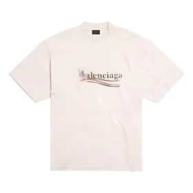 Tricou cu șablon politic „White Black” 764235TQVI59784