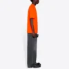 Tricou cu croială largă „Fluo Orange” 641675TKVE87073