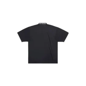 Tricou cu croială medie „Black Faded” 739784TOVF49034
