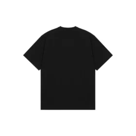 Tricou cu culoare solidă „Negru” 651795TAV041000