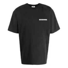 Tricou cu decupaj lateral „Black” 641655TLVB39034