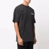 Tricou cu decupaj lateral „Black” 641655TLVB39034
