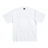 Tricou cu desen manual, croială medie, „Alb” 764235TPVU49601