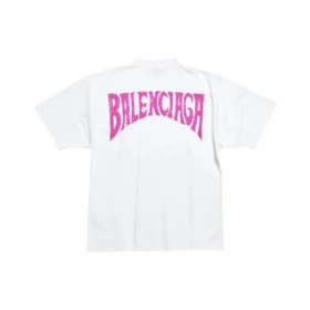 Tricou cu desen manual, croială medie, „Alb” 764235TPVU49601