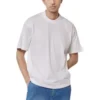 Tricou cu desen manual, croială medie, „Alb” 764235TPVU49601